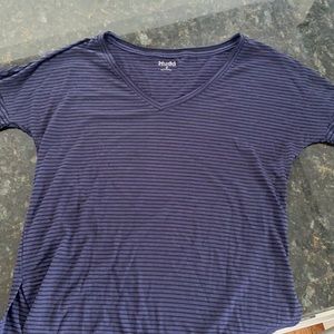 Mudd long sleeve t-shirt, blue and black stripe